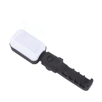 LED работна лампа / фенер - 2400mAH батерия, зареждане през USB - магнит и кука за закачане - 150 луменa