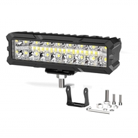 15.5 cm 93W Диоден Прожектор Супер Мощен Халоген Led Bar Лед Бар Бяла Комбиниранa Светлина 12V - 24V За АТВ SUF Джип 4х Offroad Камион