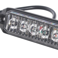 6 LED Блиц Светлина Мигаща Аварийна Лампа За Пътна Помощ Жълта 12V - 24V