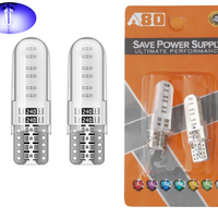 Комплект 2 бр. LED крушки T10 W5W, синя светлина, CANBUS, Silica LED, 12V - блистер