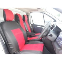 2+1 Калъфи тапицерия за предни седалки за Опел Виваро Opel Vivaro Рено Трафик Renault Trafic 2014+ TAP288
