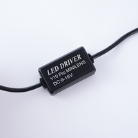 Комплект от 2 броя LED крушки с лупа, Y10 H4, 200%, 60W 6400LM, 6000K, 360° Canbus без грешки – 12V