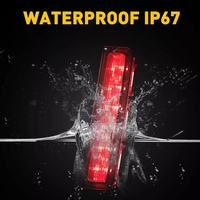 LED Трети стоп за VW CADDY III (Mk3) 2004-2015, Опушен, Червен