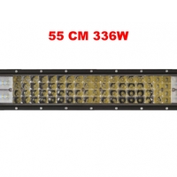 55 См 336W Мощен 7D 7Д Led Bar Лед Диоден Бар Прожектор 12V 24V 4 Редов