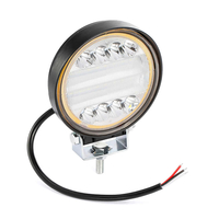 72W LED Диоден Фар Работна Бяла Жълта Светлина Габарит Мъгла Лампа 12V 24V 3100 Лумена