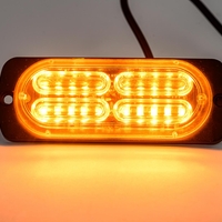 20 LED Аварийна Лампа За Пътна Помощ , Жълта Блиц Мигаща Светлина 12V 24V
