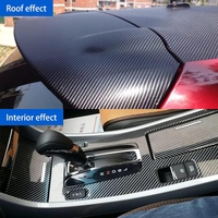 9D Декоративно автомобилно WRAP фолио 1.52 X 18M черен карбон BLACK CARBON