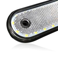 LED Габарит, Маркер, Токос - Бял, Червен, Жълт, 20 Диода - 12V - 24V - за камион бус, ван, каравана, платформа, кемпер