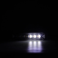 12 LED ЛЕД Комбинирана Жълто-Бяло Аварийна Лампа Блиц Светлина Мигаща За Пътна Помощ Платформа и др. 12-24V