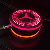 Комплект от 2бр Светодиодни LED Лед Габарити Обеци 24V оранжево-червено Mer