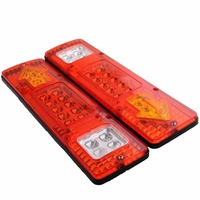 Комплект LED стопове стоп светлина с мигач задна светлина 12v за камион бус ТИР ремарке каравана 29 x 8 cm