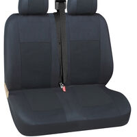 2+1 КОМПЛЕКТ УНИВЕРСАЛНИ КАЛЪФИ , ТАПИЦЕРИЯ ЗА ПРЕДНИ СЕДАЛКИ ЗА БУС , МИКРОБУС , ЦВЯТ ЧЕРЕН , ТЕКСТИЛ