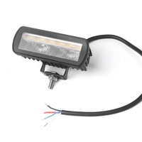 LED комбиниран халоген Flexzon / работна лампа с бял DRL и аварийна блиц светлина с 4 режима, IP65/67K, 12–24V