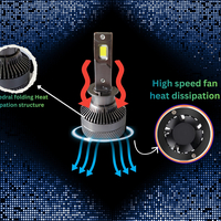 Комплект LED крушки H1 – Smart CSP технология, CANBUS, 70W, 12–24V