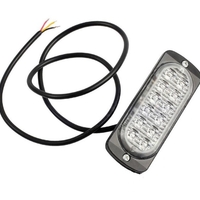 12 LED ЛЕД Аварийна Лампа За Пътна Помощ, Жълта Блиц Светлина, Мигаща!