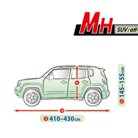 Висококачествено Покривало Kegel за Джип SUV OFF-ROAD Серия Mobile Garage размер M 410 - 430см х 145 - 155см