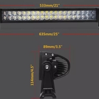 54См 120W Мощен 4D 4Д Епистар Led Bar Лед Диоден Бар Прожектор 12V 24V 7200 Лумена