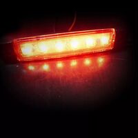 ЛЕД LED Червен Диоден Маркер Заден Габарит с 6 светодиода за камион ремарке бус ван каравана платформа 12V-24V