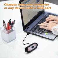 Комплект стоп с мигачи за велосипед, тротинетка с включен клаксон, USB зареждане, 5 режима на светлина, IP65 водо- и прахоустойчивост, лесен монтаж