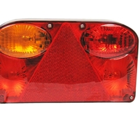 Комплект стопове задни свeтлини с крушка 12V подходящи за Бус Камион Ремарке Караванa Платформа със сертификат E11