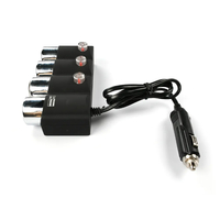 Разклонител за запалка с 3 гнезда и 2 USB - 1508