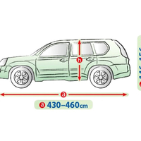 Висококачествено Покривало Kegel за Джип SUV Серия Mobile Garage размер L 430 - 460см х 146 - 156см