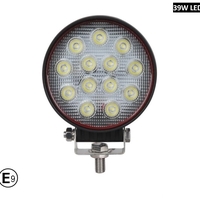 12См 39W Супер Мощен Кръгъл PRO Led Диоден Халоген Лед Лампа Прожектор 12V 24V