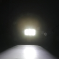 42W LED Халоген Бял, Разпръсната светлина с жълта и червена DRL светлина 12V-24V