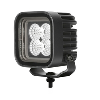 30W LED Халоген Бял, Разпръсната светлина с жълта и червена DRL светлина 12V-24V
