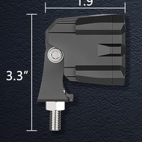 15,5 cm 7Д Диоден Прожектор Супер Мощен Халоген Led Bar Лед Бар 40w Комбиниранa Бяла и Жълта Светлина 12V - 24V За АТВ SUF Джип 4х Offroad Камион