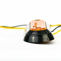 LED Диоден Вграден Страничен Габарит, Маркер, Токос Оранжев 12-24V за камион, бус, ван, платформа, ремарке Е-марк Е9