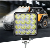 48W ЛЕД 12V 24V LED Диоден Халоген Фар Прожектор Задна Светлина Диодна Лампа