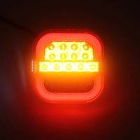Комплект Безжични Диодни Лед Led Стопове Wireless С Магнит Неон Neon Ефект 12V-24V за Ремарке Каравана Платформа и др.