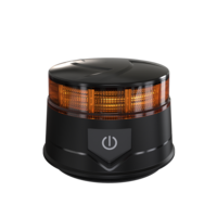 14W Лед Led Безжична Диодна Въртяща се Сигнална Аварийна Лампа Маяк Буркан с Магнит и Вендуза за Пътна Помощ Платформа и др.12V - 24V