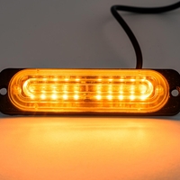 10 LED Аварийна Лампа За Пътна Помощ , Жълта Блиц Мигаща Светлина 12V