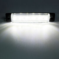 LED габарит бяла светлина с 6 SMD диода – 12V/24V, 93 mm