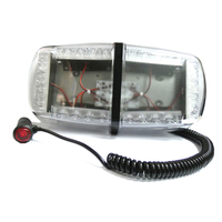 12V 24V лед аварийна сигнална блиц лампа маяк с магнит за пътна помощ 24w