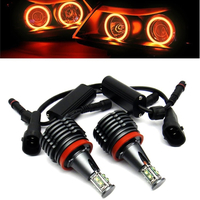 Комплект H8 40W LED Angel Eyes крушки за BMW – CANBUS, жълта / оранжева светлина