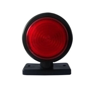 Комплект от 2 броя 12-24V ЛЕД LED Диодни Странични Маркери Рогчета Светлини неон ефект За Камион Ремарке Каравана Кемпер АТВ бяло-червено