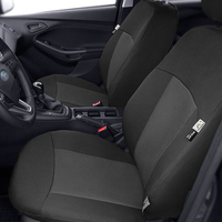 Комплект 1+1 Тапицерия Kegel за две единични предни седалки на Ford Focus 2003-2014 Mk2 Mk3 Черна Текстил