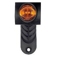 Комплект 2 броя LED Лед Габарит, Рогче, 17.5см, 12V-24V, 3 SMD Диода, Тройна Функция, Червена, Бяла, Жълта Светлина, 3D Светлинен Ефект
