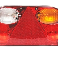 Комплект стопове задни свeтлини с крушка 12V подходящи за Бус Камион Ремарке Караванa Платформа със сертификат E11