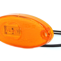 LED Светодиоден Габарит, Оранжев, Е-Mark, 12V-24V