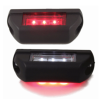 LED Лед Габарит, 6 SMD Диода, 12V - 24V, За Вертикален Монтаж, Червена и Бяла Светлина, Е-Mark Е9