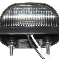 2 Броя Комплект LED Oсветление, Лед Плафон за Регистрационен Номер, 12V-24V, 75X45mm