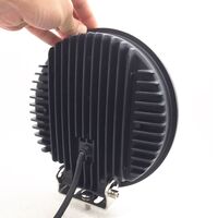 LED Диоден Халоген Фар Бял Оранжев Габарит Ø 218 мм 12V 24V 12 Диода за джип камион трактор багер