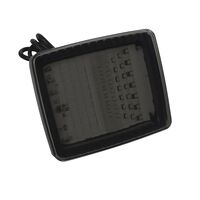 LED оранжев сигнален габарит с 70 диода, 12-24V, опушен
