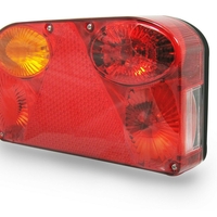Комплект стопове задни свeтлини с крушка 12V подходящи за Бус Камион Ремарке Караванa Платформа със сертификат E11