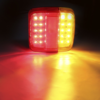 Безжични Wireless Лед Led Стопове с Магнит 12V 24V за Ремарке Каравана Платформа 5 Функции