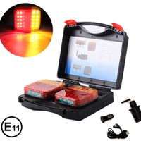 Безжични Wireless Лед Led Стопове с Магнит 12V 24V за Ремарке Каравана Платформа 5 Функции